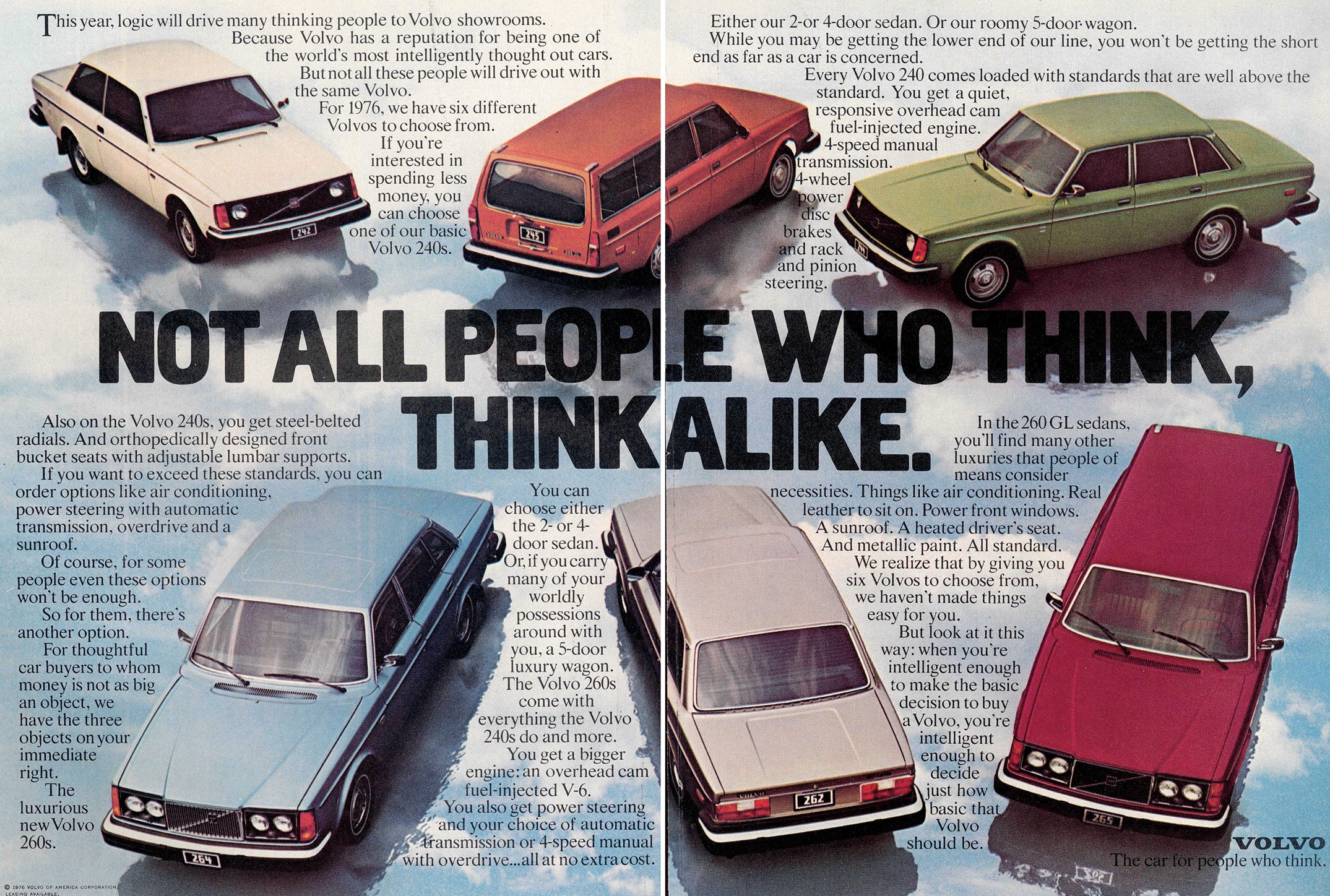 1976 Volvo 242 244 245 262 264 265